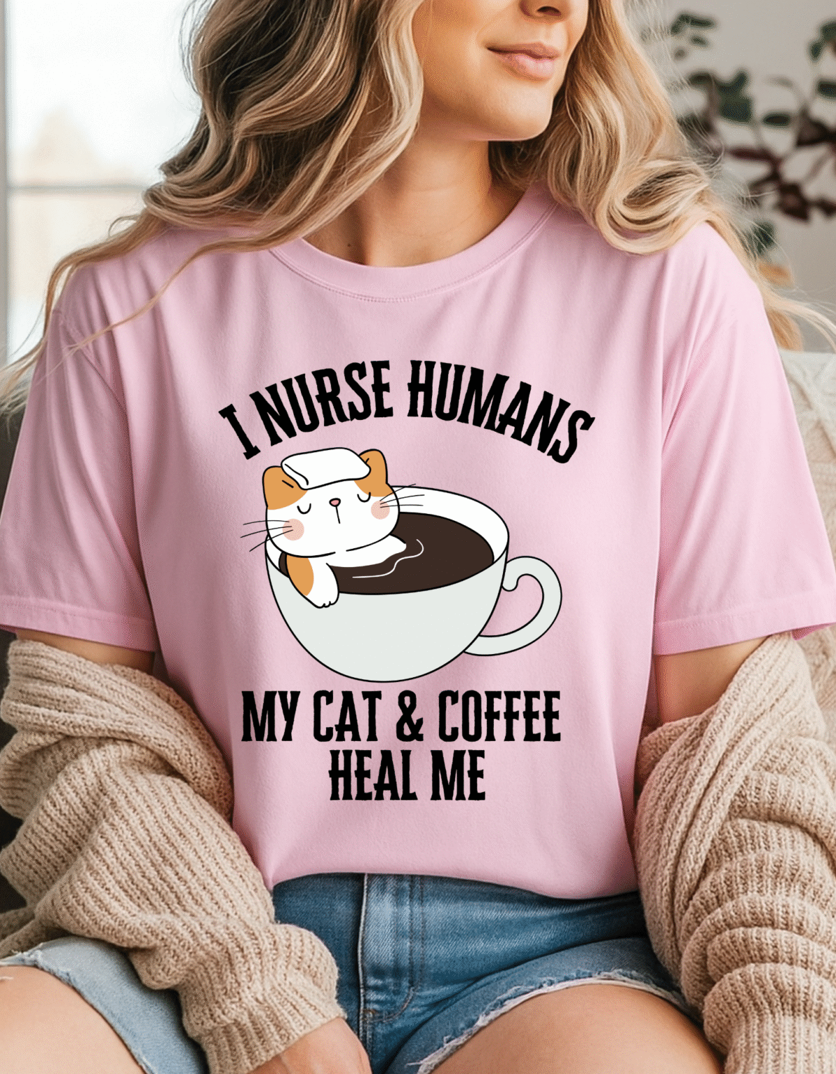 i nurse humans my cat and coffee heal me