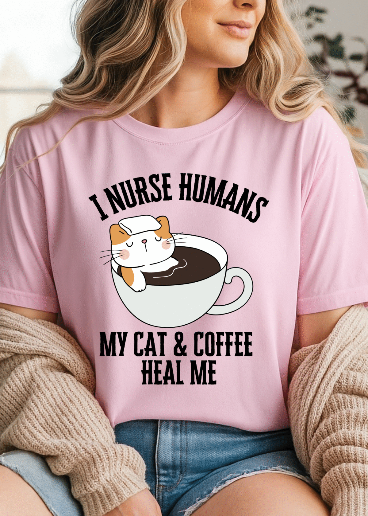 i nurse humans my cat and coffee heal me
