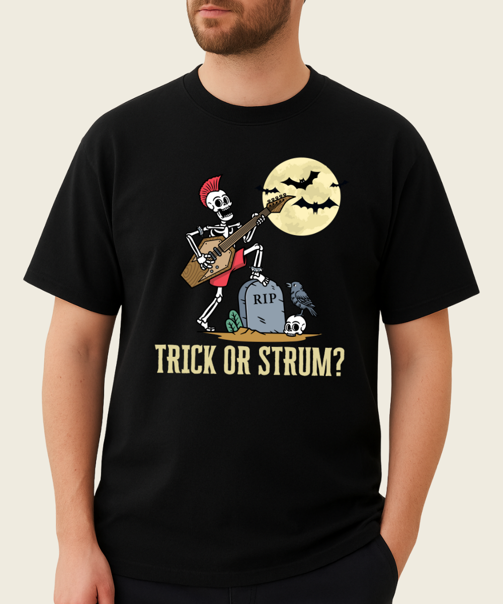 guitarist halloween tee unisex